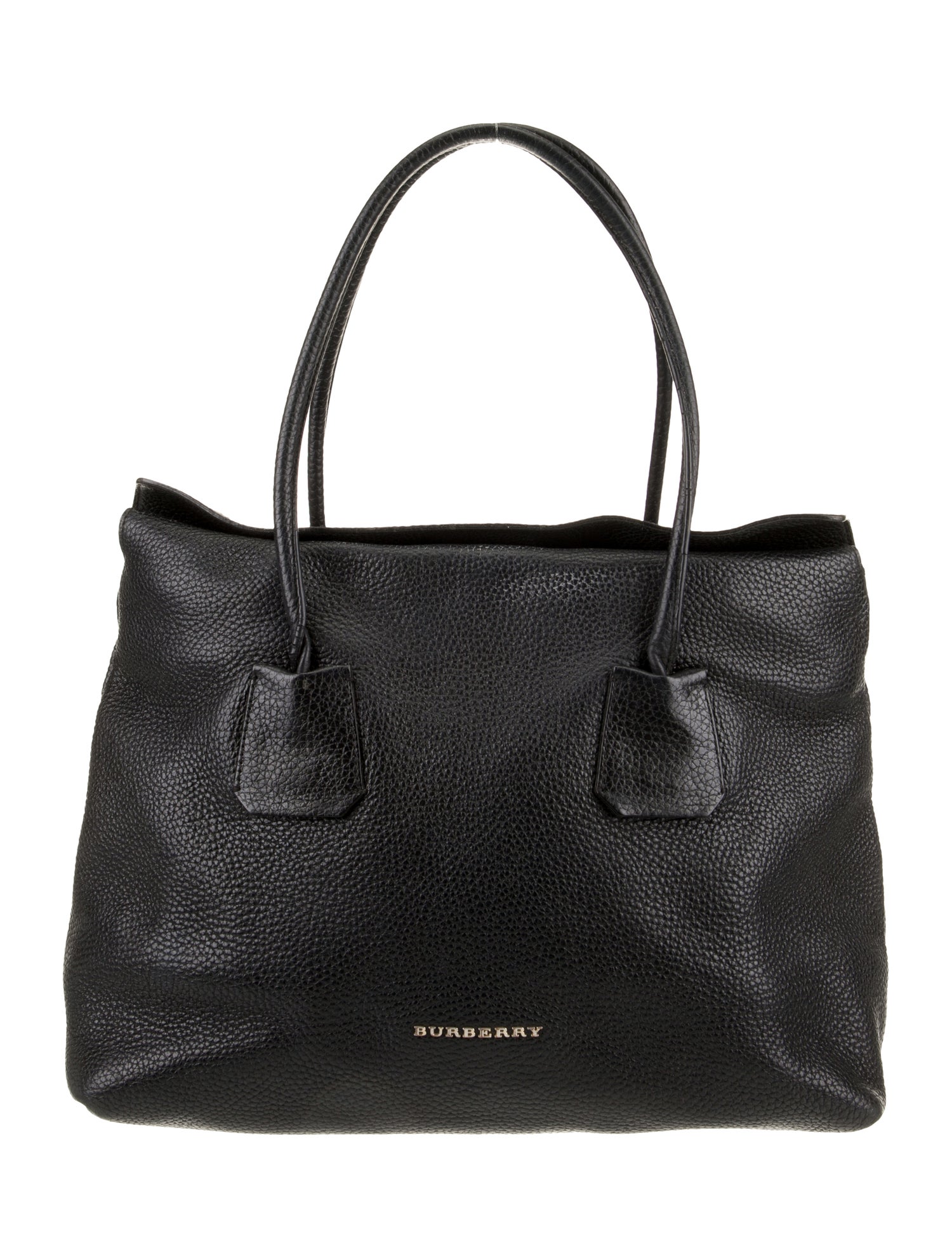 Burberry Leather Top Handle Bag